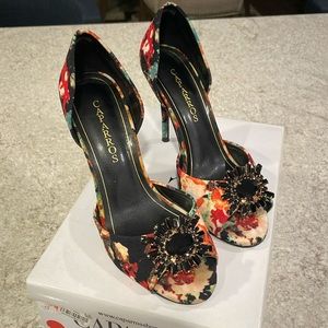 Caparro Open toe heels
